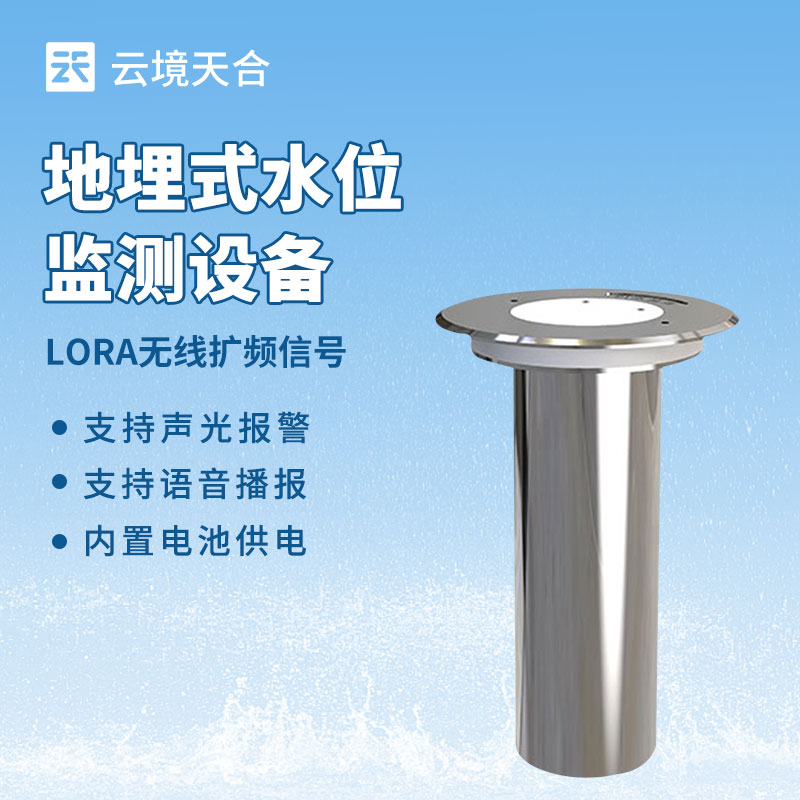 地埋式积水监测设备生产厂家—云境天合，城市内涝改造成套供货