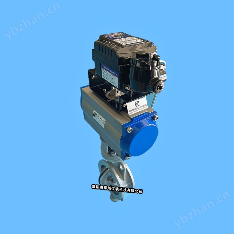 常開對夾式金屬密封蝶閥配角行程閥門定位器
