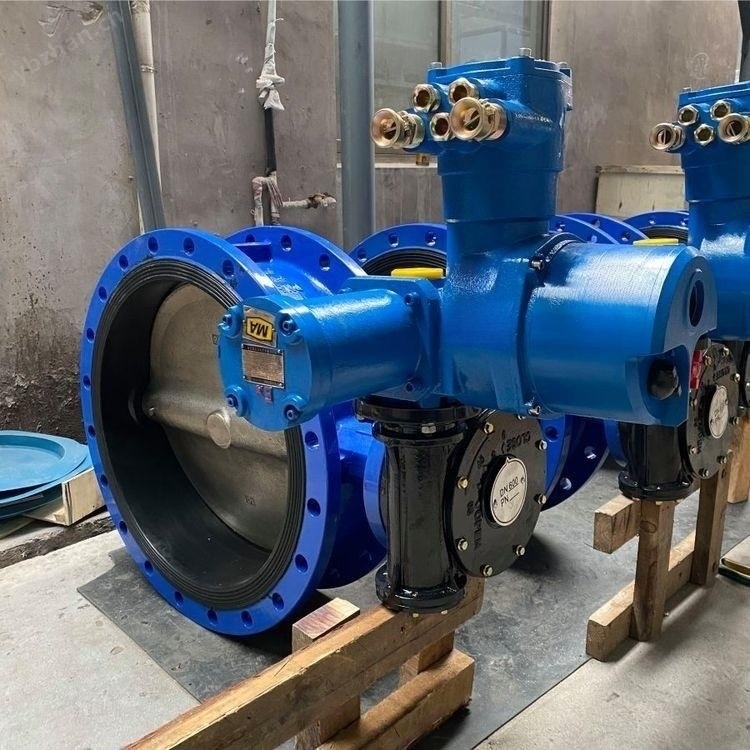 MA认证矿用瓦斯隔爆电动蝶阀