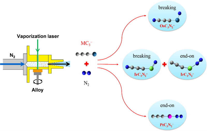 中国科学院大连化学物理研究所揭示金属碳化物团簇双模固氮的竞争机制