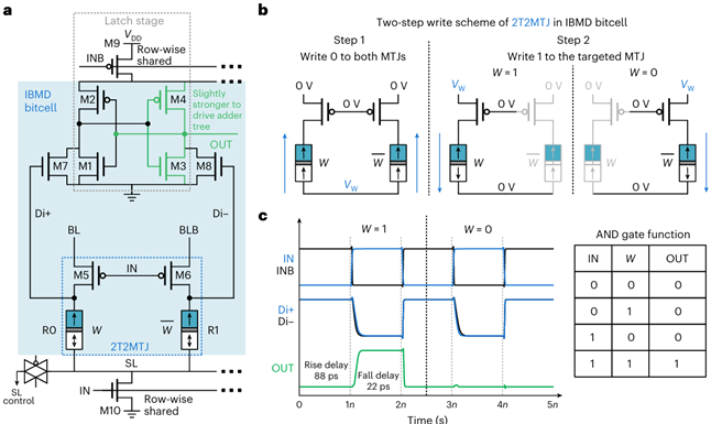 南科大林龙扬课题组在非易失存算一体芯片领域取得重要进展