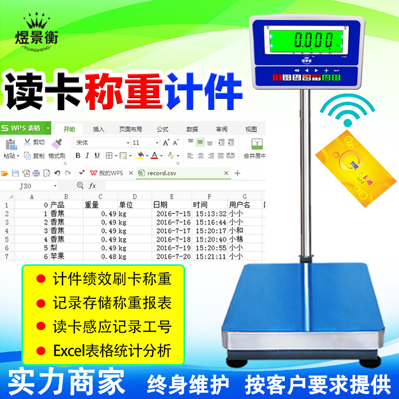 ID 刷卡感应编码电子秤在生产管理中的应用：人员与数据绑定