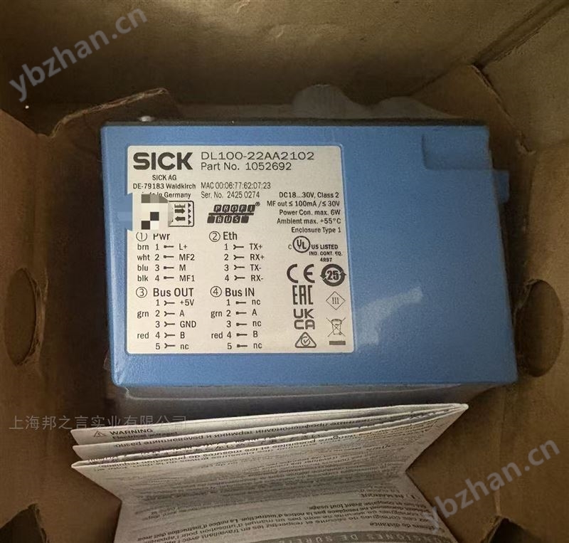 德国SICK激光距离传感器