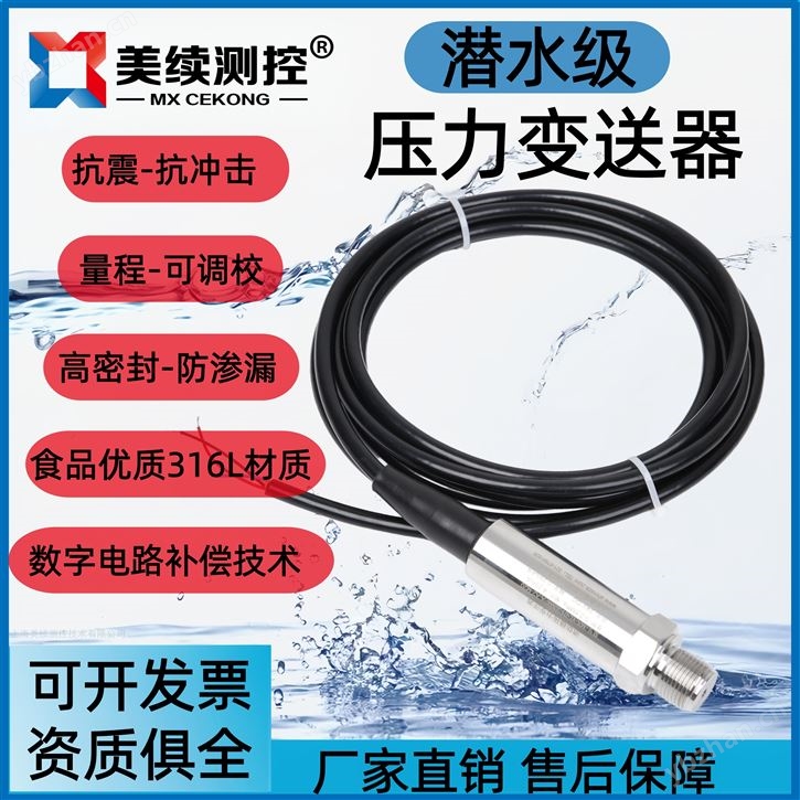 上海美续-潜水级压力变送器 EJA
