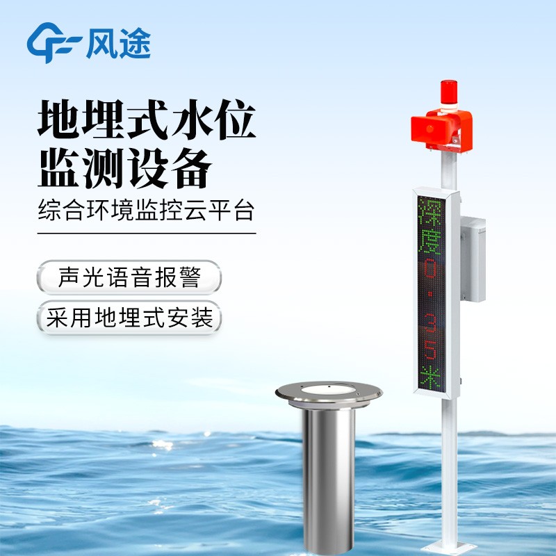 地埋式積水監測站——隱于地下，安裝便捷不占地積水變化盡在掌握。